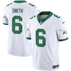 Eagles DeVonta Smith Kelly White Vapor Jersey