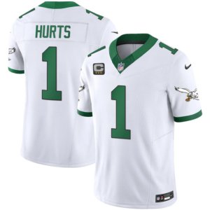 Eagles Jalen Hurts Kelly White Vapor Jersey