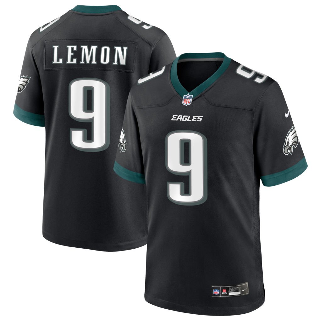 Eagles Makai Lemon Jersey Black