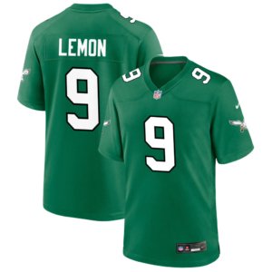 Eagles Makai Lemon Jersey Kelly Green