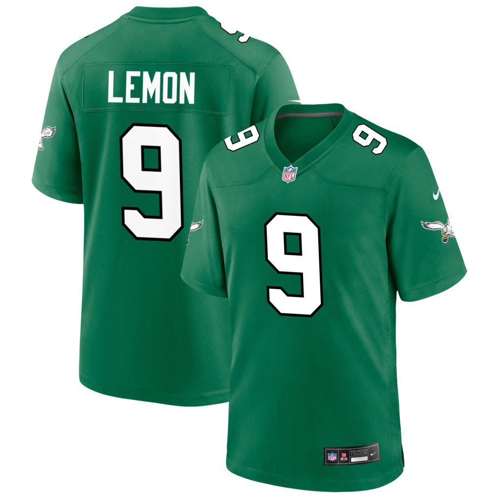 Eagles Makai Lemon Jersey Kelly Green