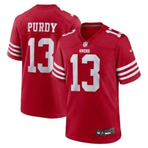 49ers Brock Purdy Jersey Scarlet