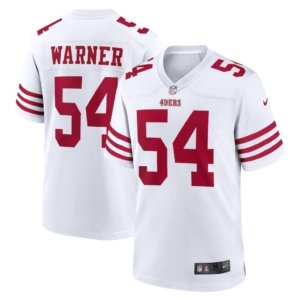 49ers Fred Warner Jersey White