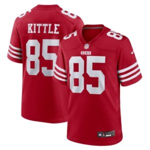 49ers George Kittle Jersey Scarlet