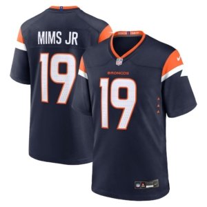 Broncos Marvin Mims Jr Jersey Navy