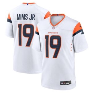 Broncos Marvin Mims Jr Jersey White