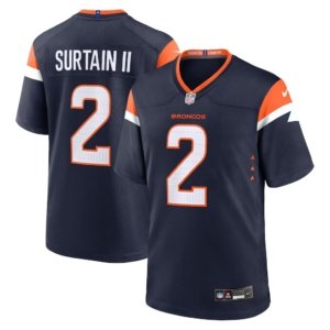 Broncos Patrick Surtain II Jersey Navy