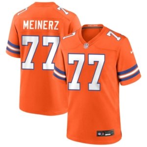 Broncos Quinn Meinerz Mile High Throwback Jersey Orange