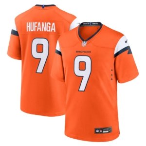 Broncos Talanoa Hufanga Jersey Orange