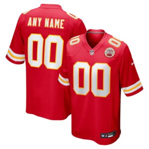 Chiefs Custom Jersey Red