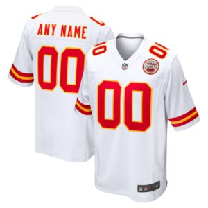 Chiefs Custom Jersey White