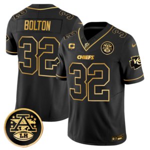 Chiefs Nick Bolton Black Gold Vapor Jersey