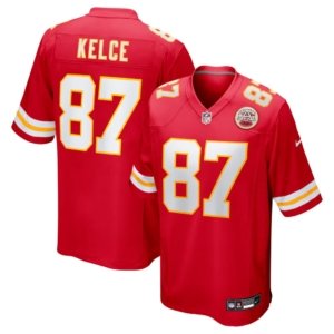 Chiefs Travis Kelce Jersey Red