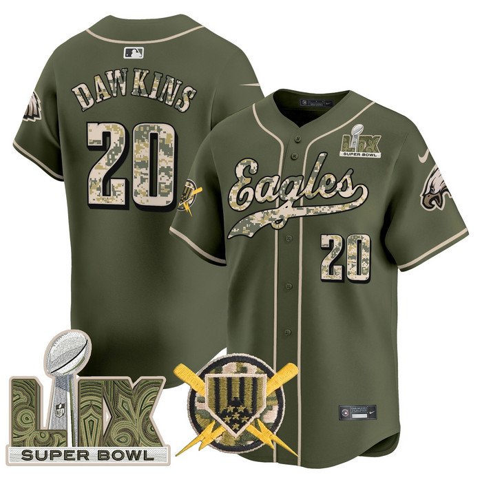 Eagles Brian Dawkins Armed Forces Jersey