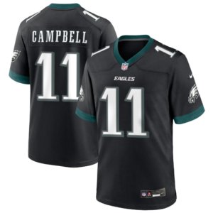 Eagles Jihaad Campbell Jersey Black