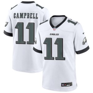 Eagles Jihaad Campbell Jersey White