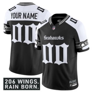 Seahawks Custom Gothic Jersey Alternate