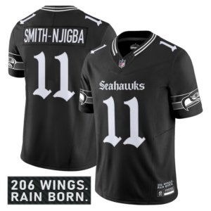 Seahawks Jaxon Smith-Njigba Gothic Jersey Black