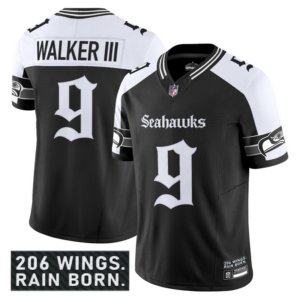 Seahawks Kenneth Walker III Gothic Jersey Alternate