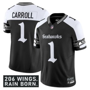 Seahawks Pete Carroll Gothic Jersey Alternate