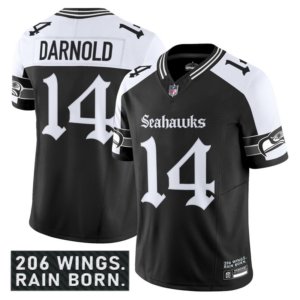 Seahawks Sam Darnold Gothic Jersey Alternate