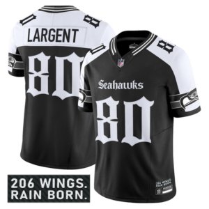 Seahawks Steve Largent Gothic Jersey Alternate