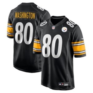Steelers Darnell Washington Jersey Black
