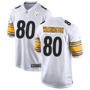 Steelers Darnell Washington Jersey White