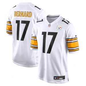 Steelers Germie Bernard Jersey White