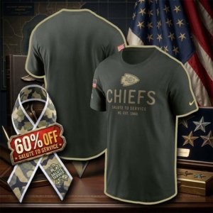 Chiefs Forest Green Salute to Service T-Shirt