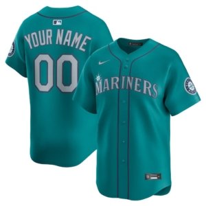 Mariners Custom Jersey Teal