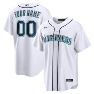 Mariners Custom Jersey White