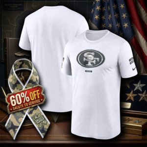 49ers Salute to Service White T-Shirt