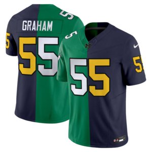 Brandon Graham Eagles x College Football Split Jersey