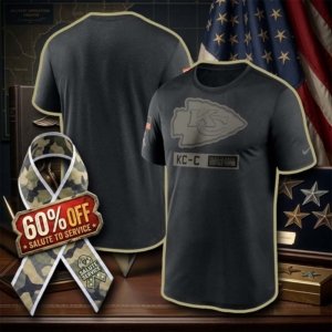 Chiefs Salute to Service Black T-Shirt