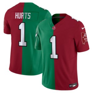 Jalen Hurts Eagles x College Football Split Jersey