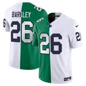 Saquon Barkley Eagles x College Football Split Jersey