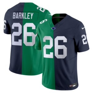Saquon Barkley Navy Eagles x College Football Split Jersey