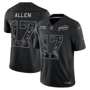 Bills Josh Allen Black 2026 Salute to Service Jersey